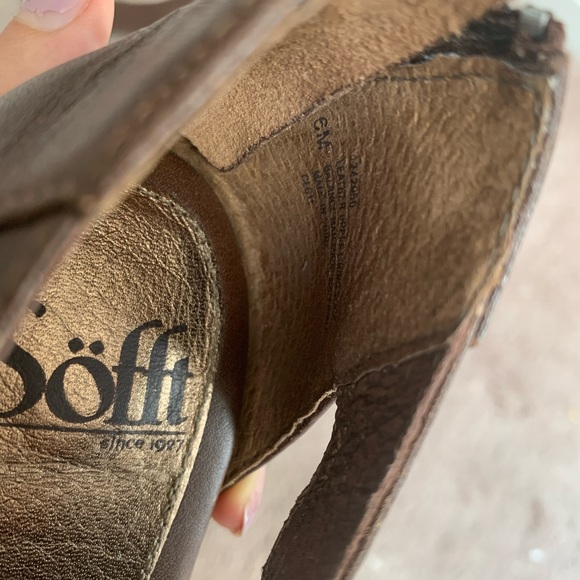 Sofft Chocolate brown heels - Picture 7 of 8